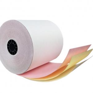 Carbonless paper rolls